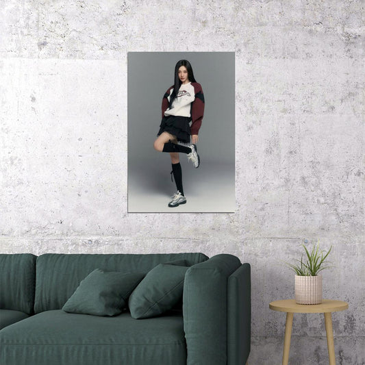 Aespa Ningning Poster Fashion Photo Print K-Pop Home Decor For Living Room Aesthetic Kpop Female Girl Group - xonomax