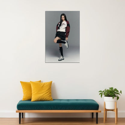 Aespa Ningning Poster Fashion Photo Print K-Pop Home Decor For Living Room Aesthetic Kpop Female Girl Group - xonomax