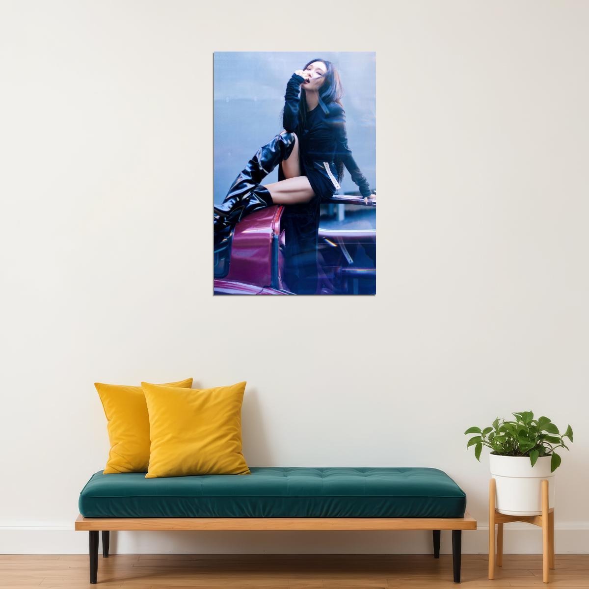 Chungha Alivio Poster Album Concept Photo Print K-Pop Home Decor For Living Room Aesthetic Kpop Female Girl Group - xonomax