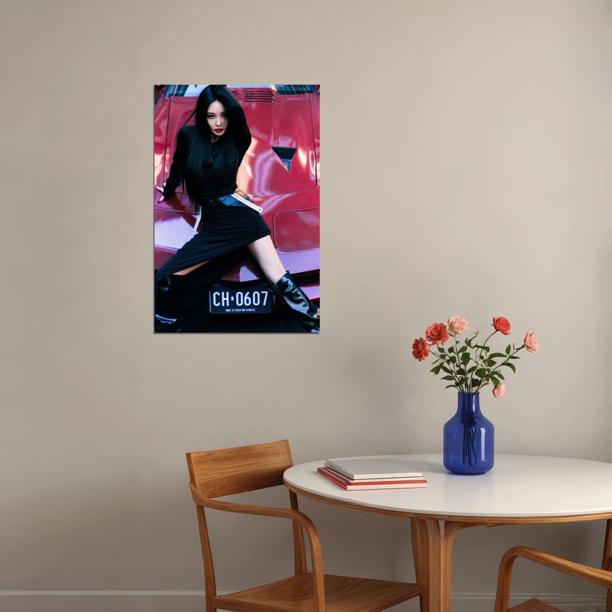 Chungha Alivio Poster Album Concept Photo Print K-Pop Home Decor For Living Room Aesthetic Kpop Female Girl Group - xonomax