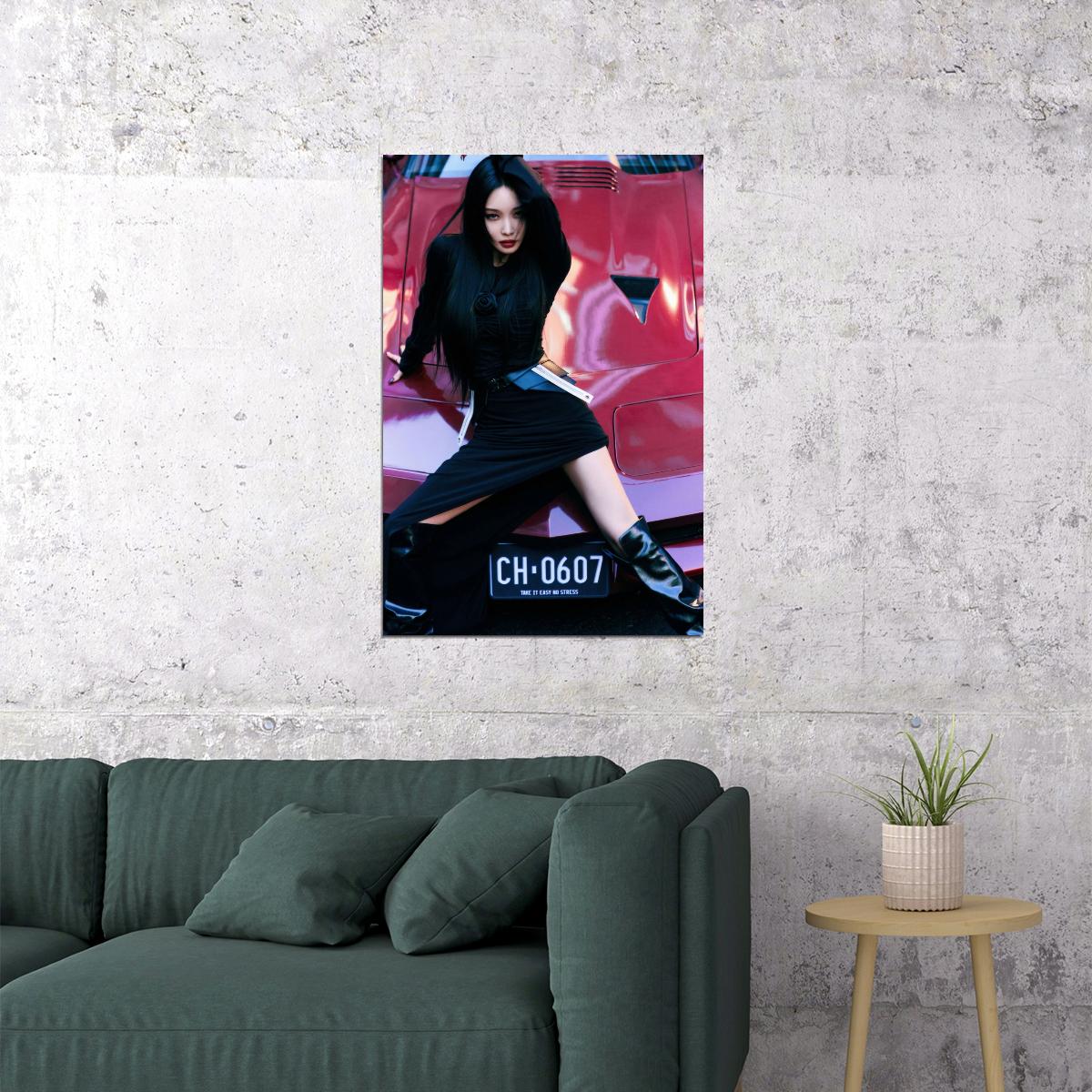 Chungha Alivio Poster Album Concept Photo Print K-Pop Home Decor For Living Room Aesthetic Kpop Female Girl Group - xonomax