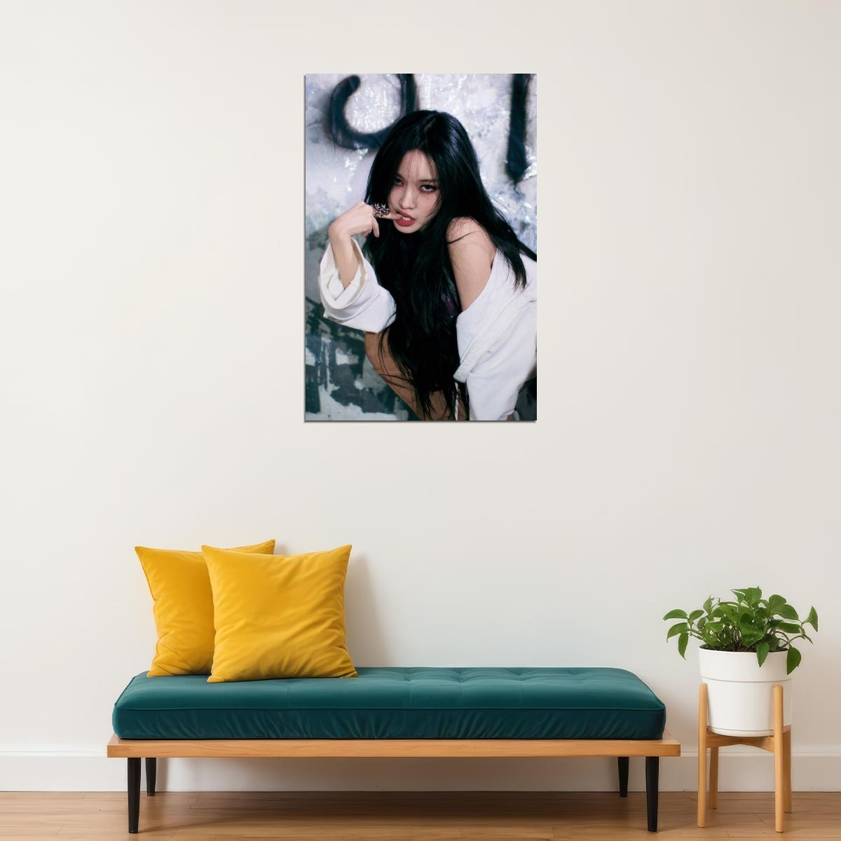 Chungha Alivio Poster Album Concept Photo Print K-Pop Home Decor For Living Room Aesthetic Kpop Female Girl Group - xonomax