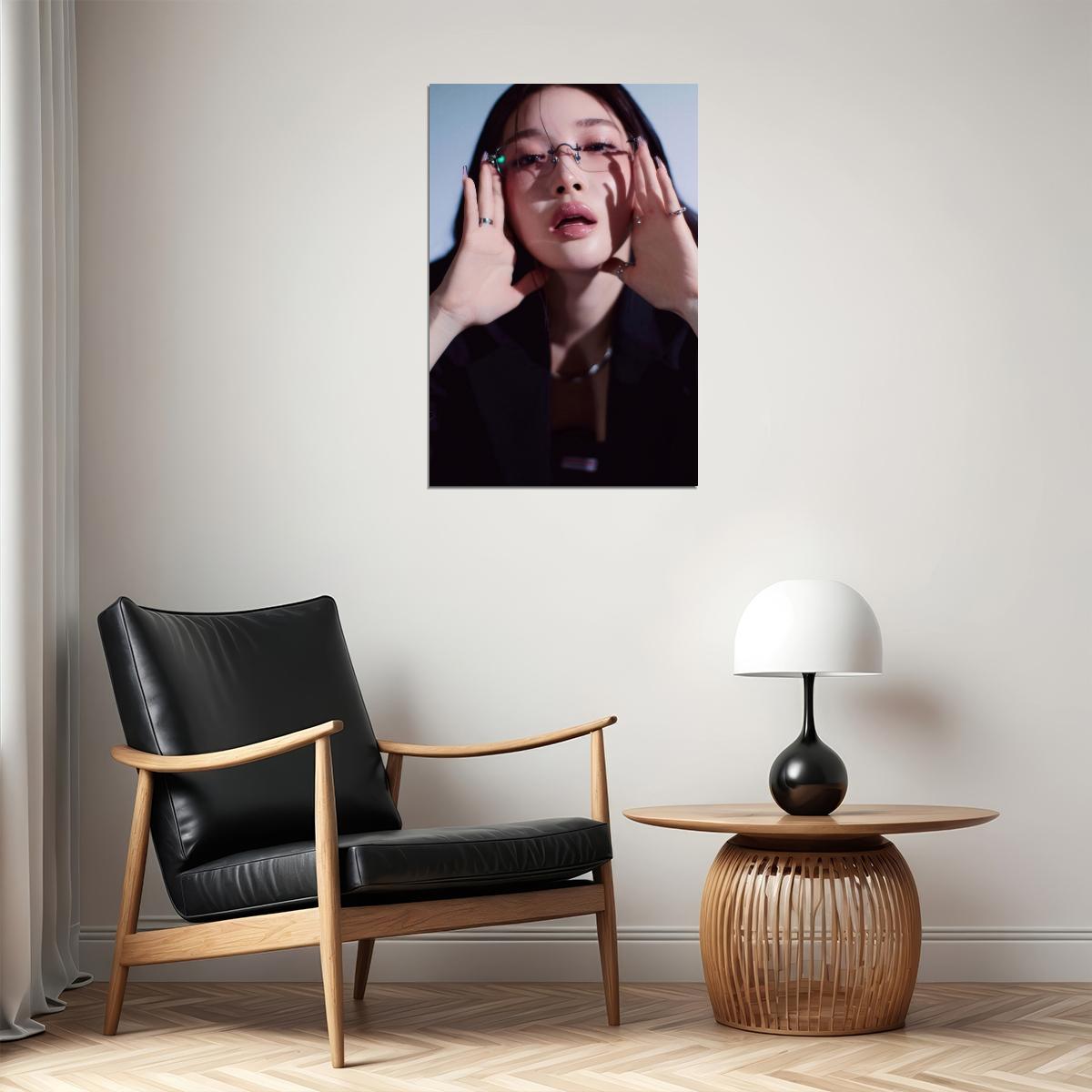 Chungha Alivio Poster Album Concept Photo Print K-Pop Home Decor For Living Room Aesthetic Kpop Female Girl Group - xonomax