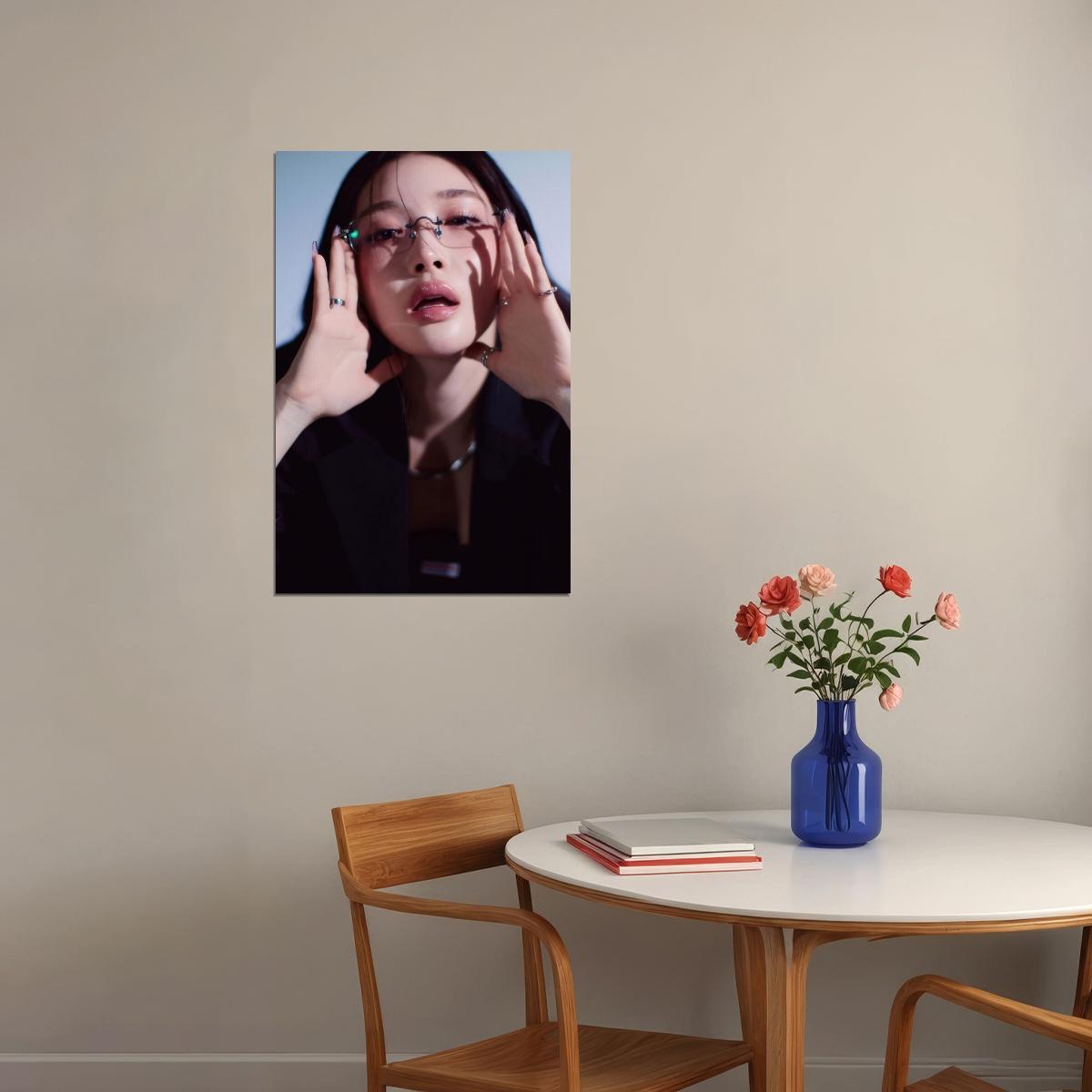 Chungha Alivio Poster Album Concept Photo Print K-Pop Home Decor For Living Room Aesthetic Kpop Female Girl Group - xonomax