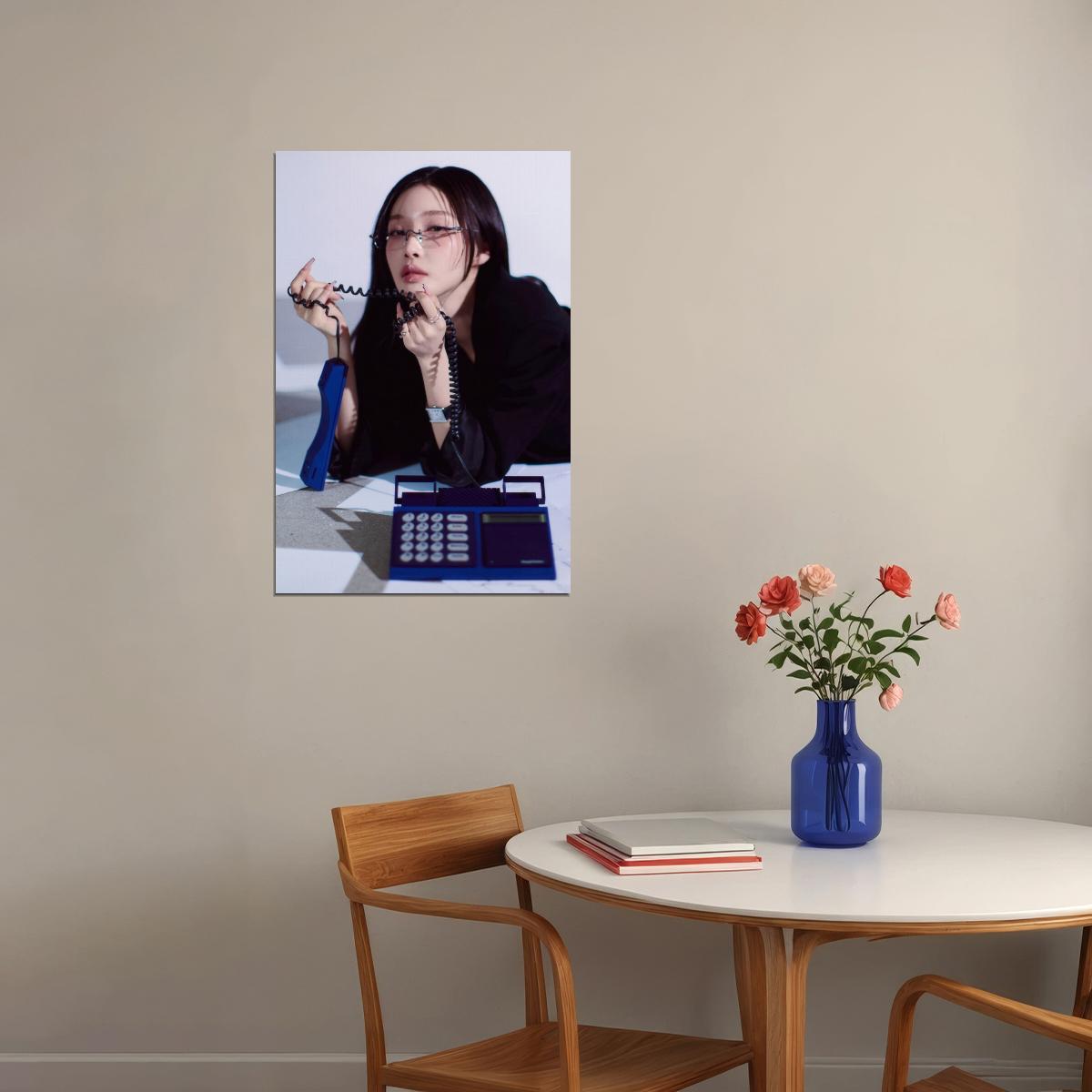 Chungha Alivio Poster Album Concept Photo Print K-Pop Home Decor For Living Room Aesthetic Kpop Female Girl Group - xonomax