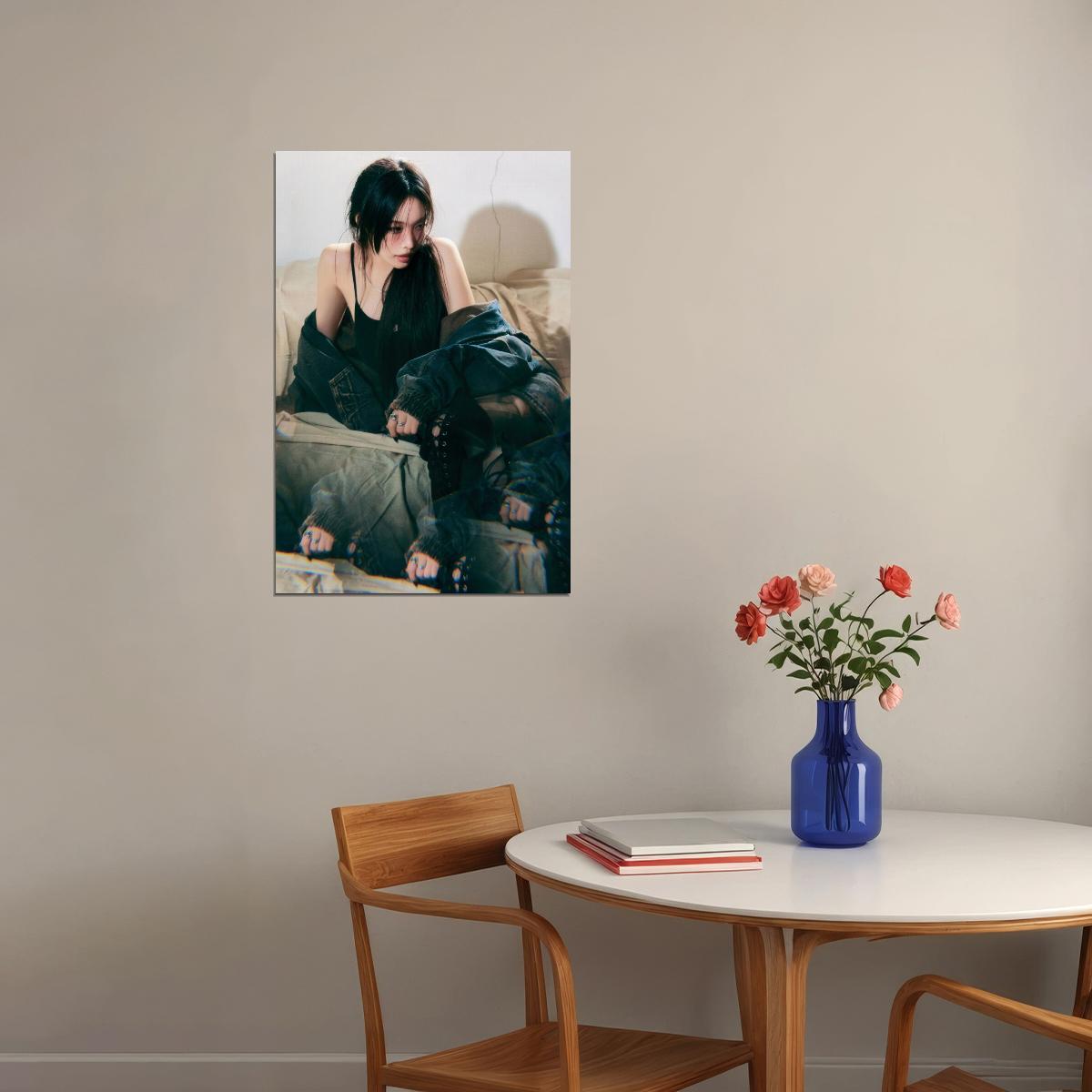 Chungha Alivio Poster Album Concept Photo Print K-Pop Home Decor For Living Room Aesthetic Kpop Female Girl Group - xonomax