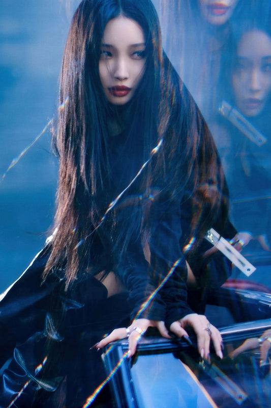 Chungha Alivio Poster Album Concept Photo Print K-Pop Home Decor For Living Room Aesthetic Kpop Female Girl Group - xonomax