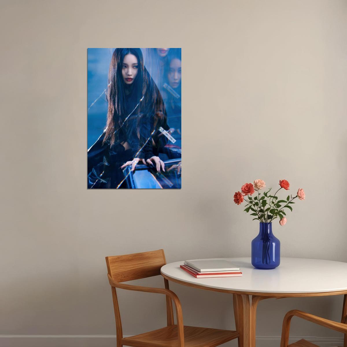 Chungha Alivio Poster Album Concept Photo Print K-Pop Home Decor For Living Room Aesthetic Kpop Female Girl Group - xonomax