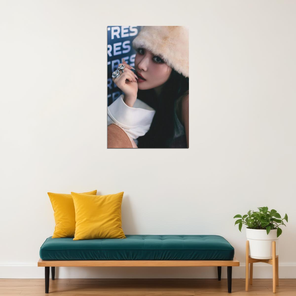 Chungha Alivio Poster Album Concept Photo Print K-Pop Home Decor For Living Room Aesthetic Kpop Female Girl Group - xonomax