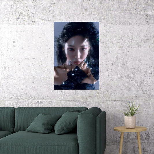 Chungha Poster Concept Photo Print K-Pop Home Decor For Living Room Aesthetic Kpop Female Girl Group - xonomax