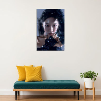 Chungha Poster Concept Photo Print K-Pop Home Decor For Living Room Aesthetic Kpop Female Girl Group - xonomax