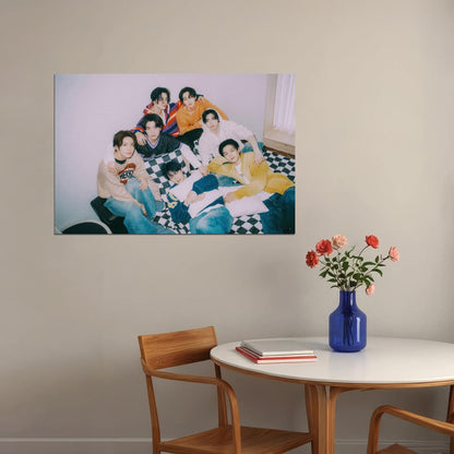 Enhypen Poster Photo Print K-Pop Home Decor For Living Room Aesthetic Kpop Male Boys Group Boy Band - xonomax