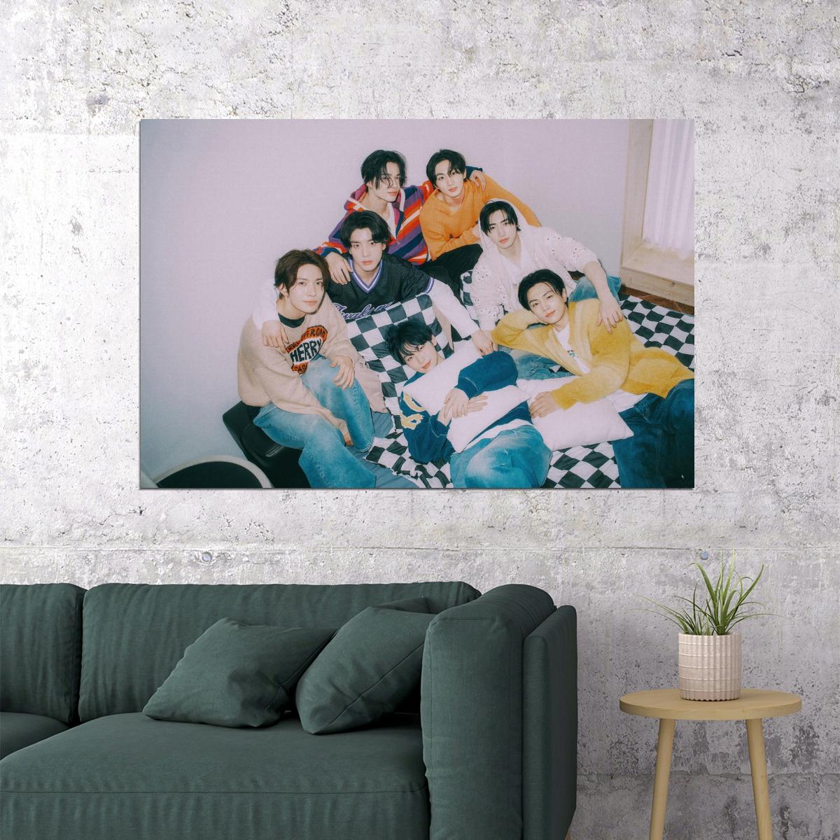 Enhypen Poster Photo Print K-Pop Home Decor For Living Room Aesthetic Kpop Male Boys Group Boy Band - xonomax