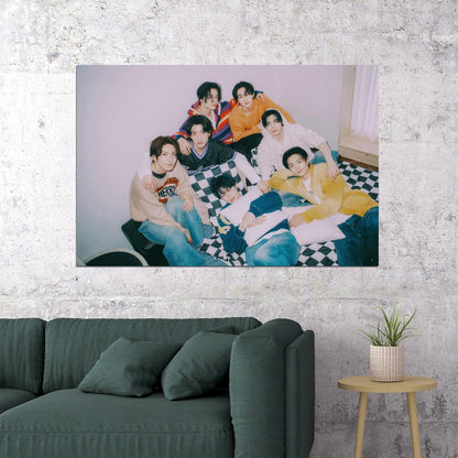 Enhypen Poster Photo Print K-Pop Home Decor For Living Room Aesthetic Kpop Male Boys Group Boy Band - xonomax