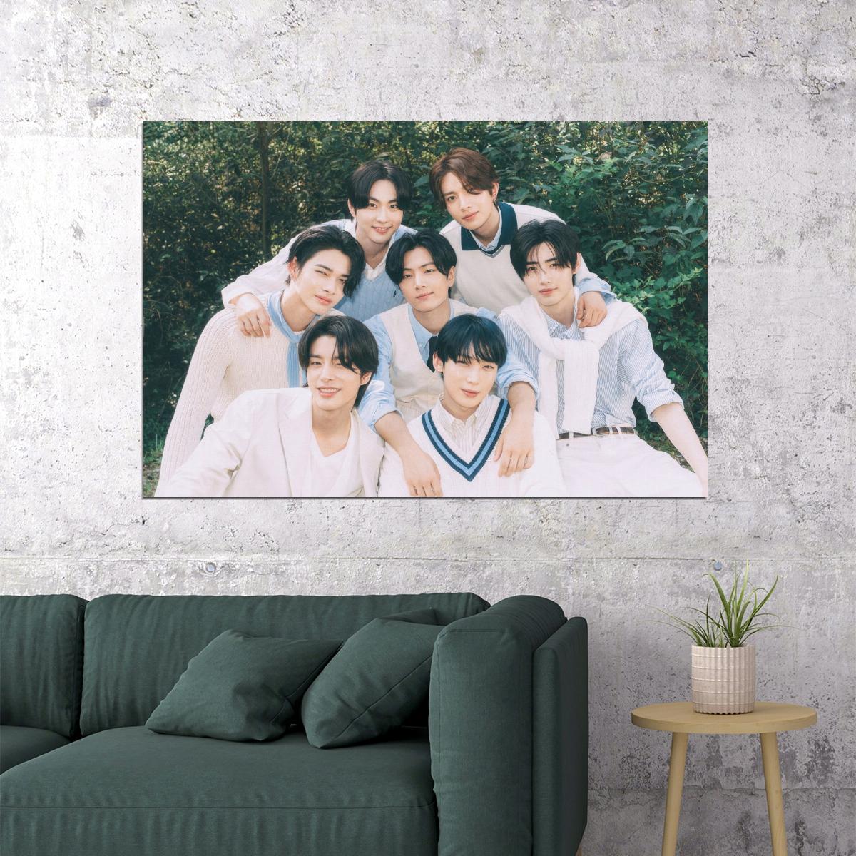 Enhypen Poster Photo Print K-Pop Home Decor For Living Room Aesthetic Kpop Male Boys Group Boy Band