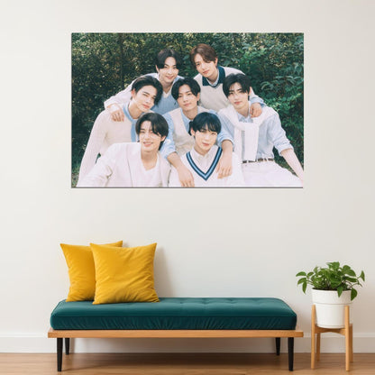 Enhypen Poster Photo Print K-Pop Home Decor For Living Room Aesthetic Kpop Male Boys Group Boy Band
