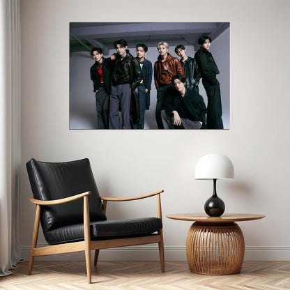 Enhypen Poster Fashion Photo Print K-Pop Home Decor For Living Room Aesthetic Kpop Male Boys Group Boy Band - xonomax