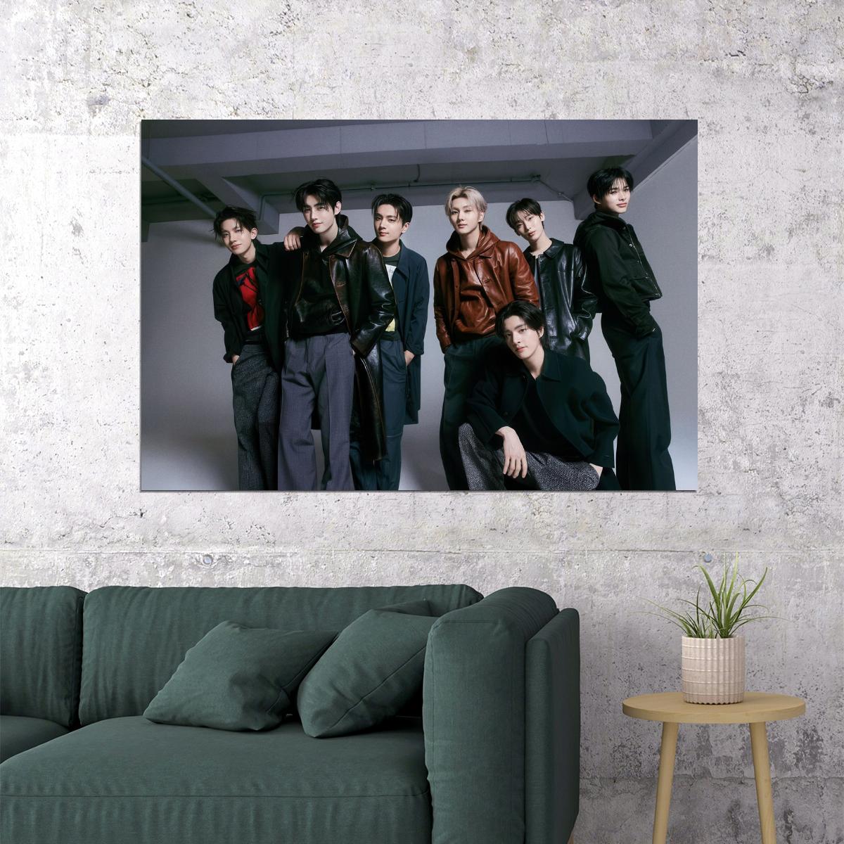 Enhypen Poster Fashion Photo Print K-Pop Home Decor For Living Room Aesthetic Kpop Male Boys Group Boy Band - xonomax