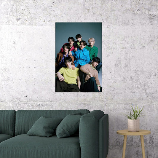 Enhypen Poster Fashion Photo Print K-Pop Home Decor For Living Room Aesthetic Kpop Male Boys Group Boy Band - xonomax