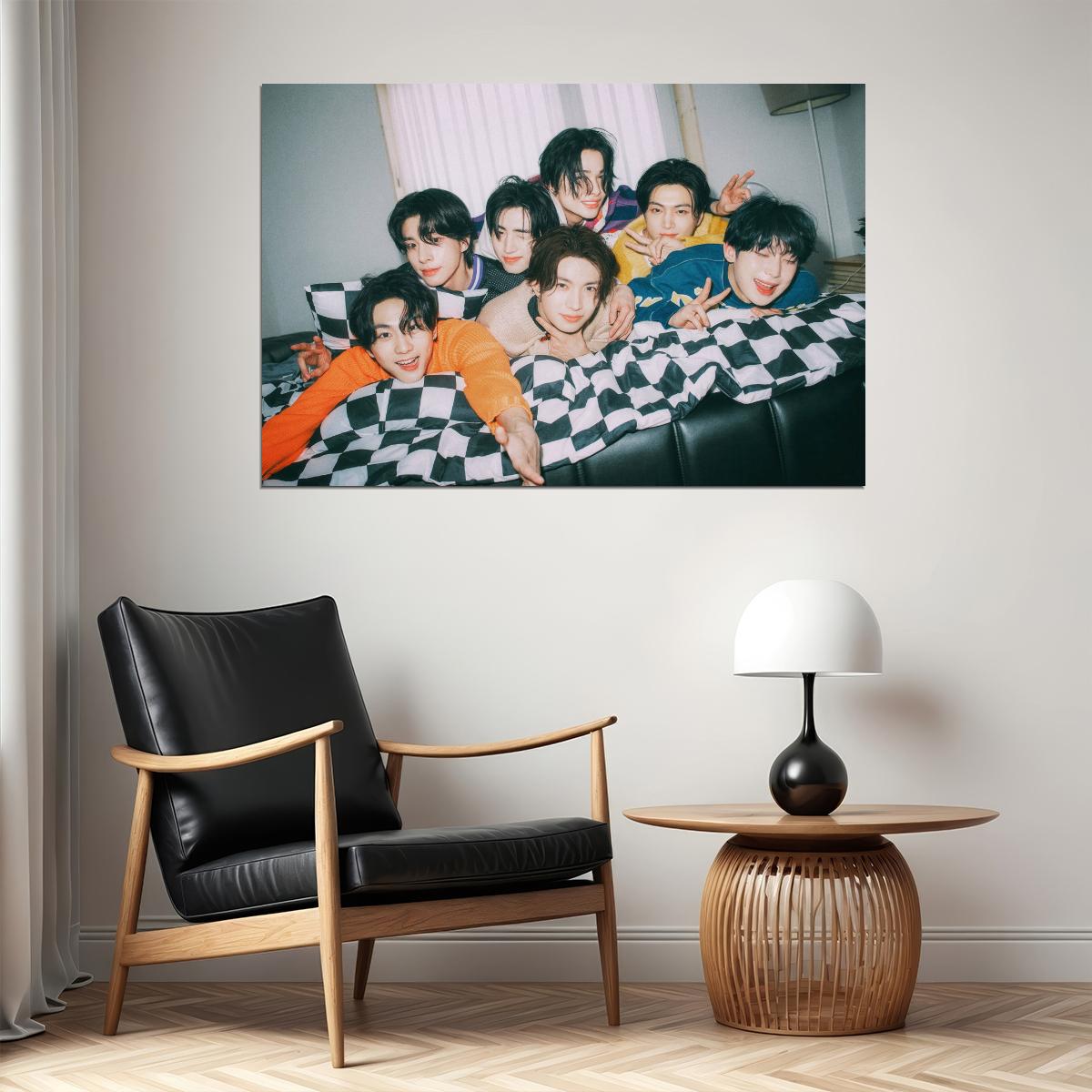 Enhypen Poster Fashion Photo Print K-Pop Home Decor For Living Room Aesthetic Kpop Male Boys Group Boy Band - xonomax