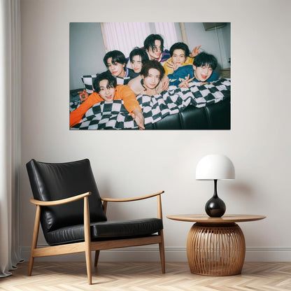 Enhypen Poster Fashion Photo Print K-Pop Home Decor For Living Room Aesthetic Kpop Male Boys Group Boy Band - xonomax