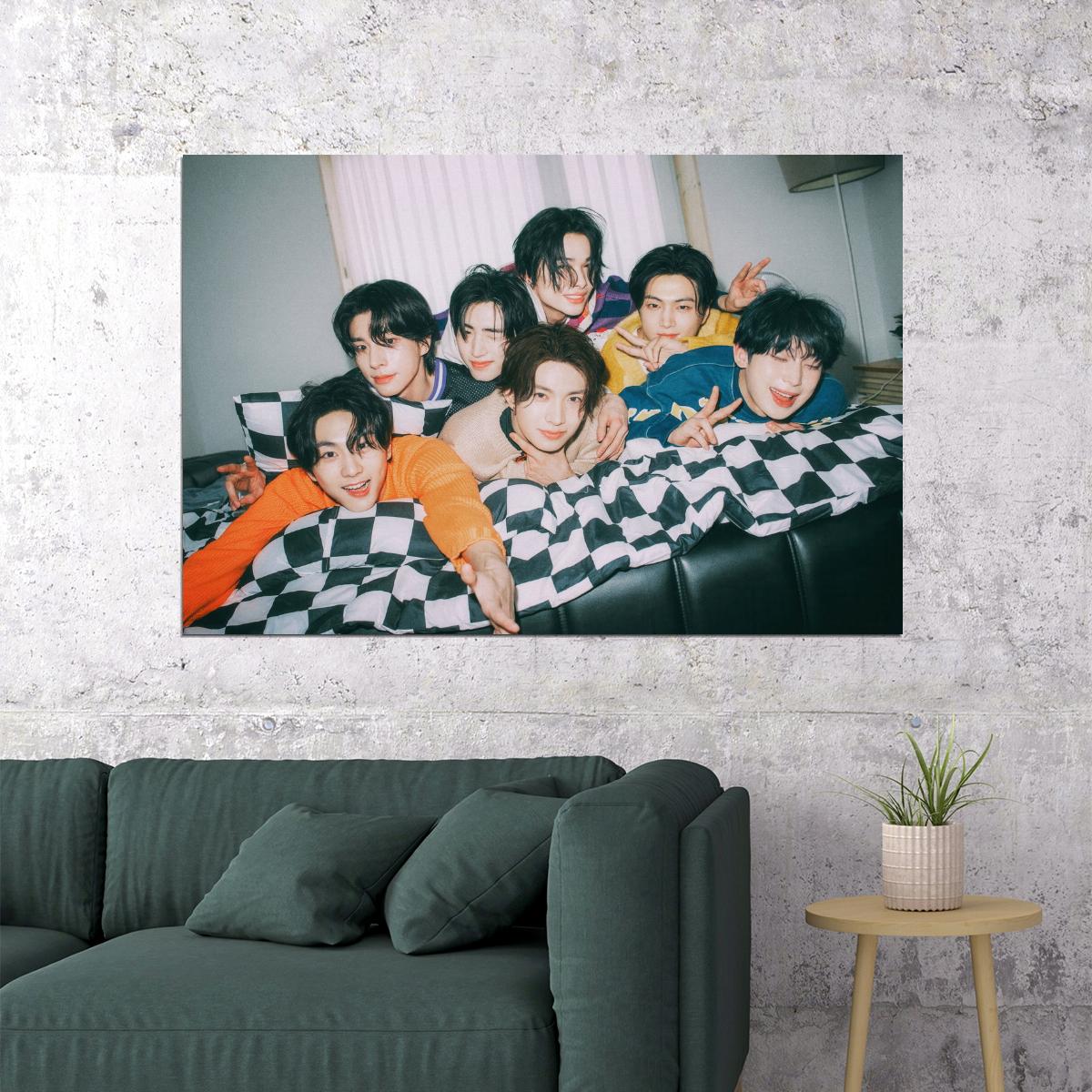 Enhypen Poster Fashion Photo Print K-Pop Home Decor For Living Room Aesthetic Kpop Male Boys Group Boy Band - xonomax