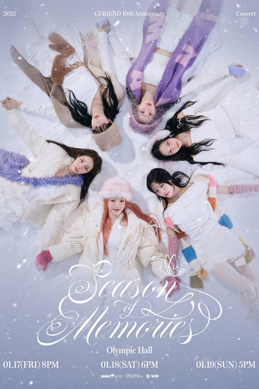 Gfriend Poster Season Of Memories Concert Concept Photo Print K-Pop Home Decor For Living Room Aesthetic Kpop Female Girl Group - xonomax