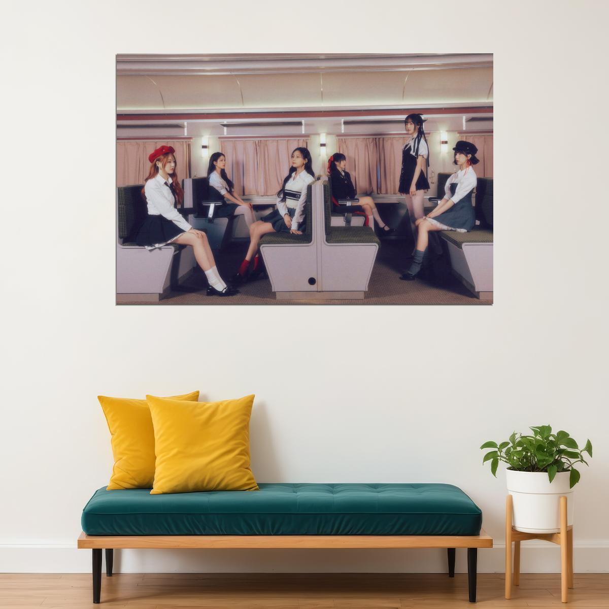 Gfriend Poster Season Of Memories Concert Concept Photo Print K-Pop Home Decor For Living Room Aesthetic Kpop Female Girl Group - xonomax