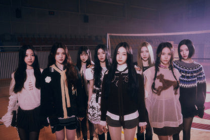 Hearts2hearts Poster The Chase Album Concept Photo Print K-Pop Home Decor For Living Room Aesthetic Kpop Female Girl Group - xonomax