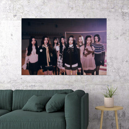 Hearts2hearts Poster The Chase Album Concept Photo Print K-Pop Home Decor For Living Room Aesthetic Kpop Female Girl Group - xonomax