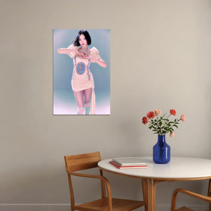 Hearts2hearts Poster The Chase Album Concept Photo Print K-Pop Home Decor For Living Room Aesthetic Kpop Female Girl Group - xonomax