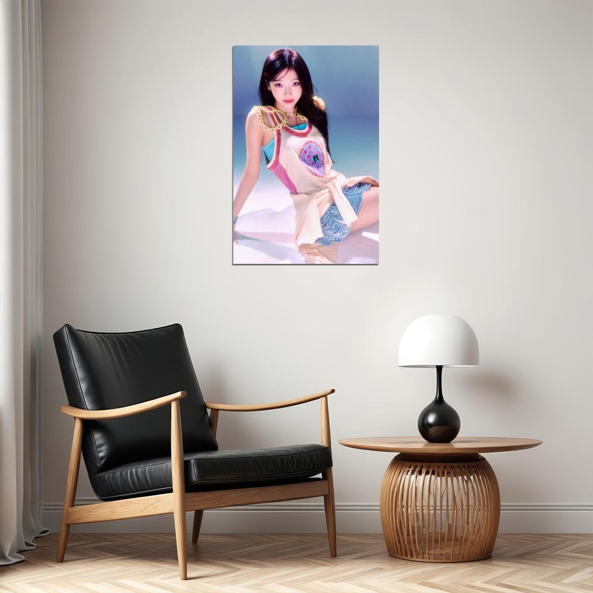 Hearts2hearts Poster The Chase Album Concept Photo Print K-Pop Home Decor For Living Room Aesthetic Kpop Female Girl Group - xonomax