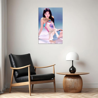 Hearts2hearts Poster The Chase Album Concept Photo Print K-Pop Home Decor For Living Room Aesthetic Kpop Female Girl Group - xonomax