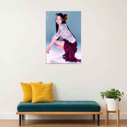 Hearts2hearts Poster The Chase Album Concept Photo Print K-Pop Home Decor For Living Room Aesthetic Kpop Female Girl Group - xonomax