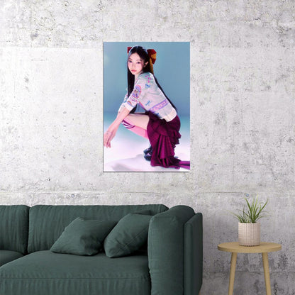 Hearts2hearts Poster The Chase Album Concept Photo Print K-Pop Home Decor For Living Room Aesthetic Kpop Female Girl Group - xonomax