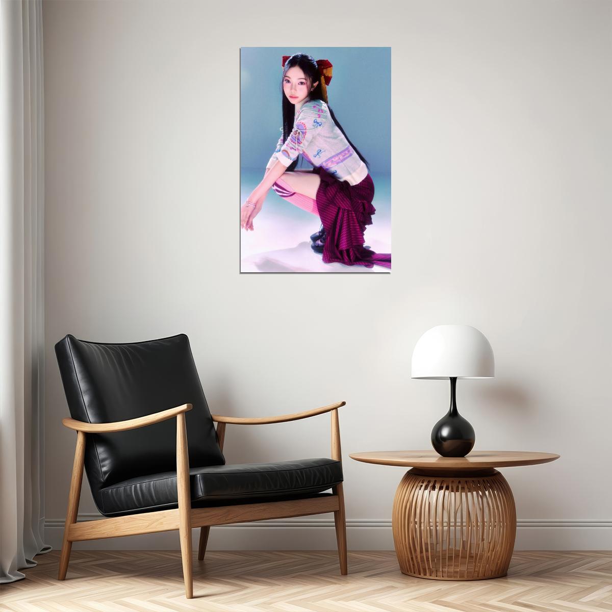 Hearts2hearts Poster The Chase Album Concept Photo Print K-Pop Home Decor For Living Room Aesthetic Kpop Female Girl Group - xonomax