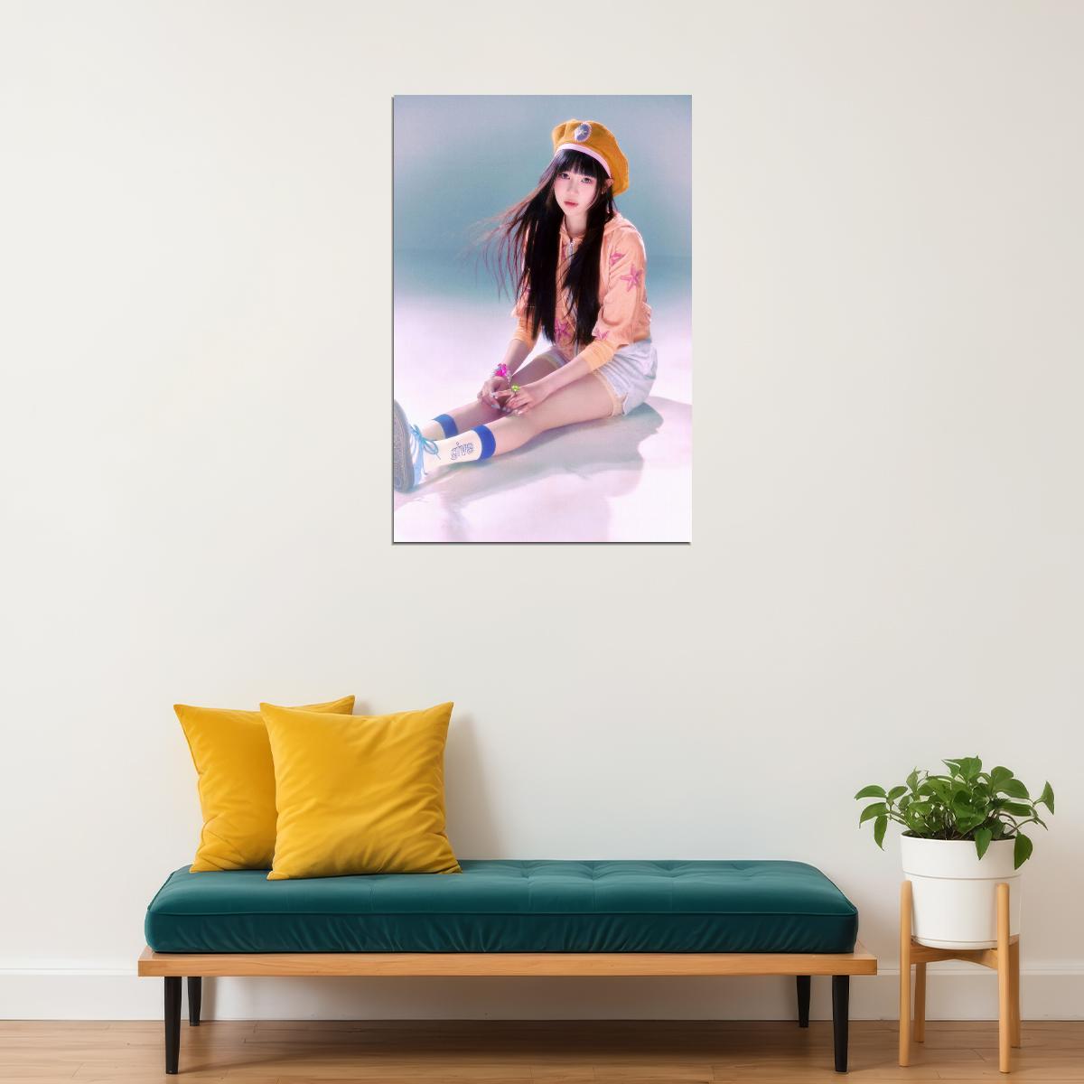 Hearts2hearts Poster The Chase Album Concept Photo Print K-Pop Home Decor For Living Room Aesthetic Kpop Female Girl Group - xonomax