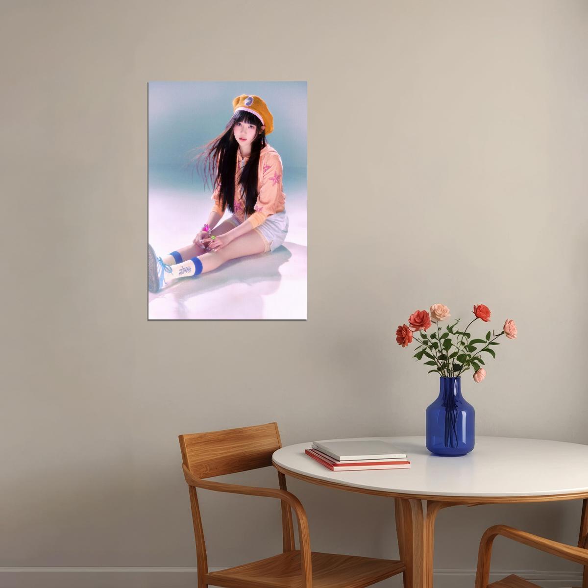 Hearts2hearts Poster The Chase Album Concept Photo Print K-Pop Home Decor For Living Room Aesthetic Kpop Female Girl Group - xonomax