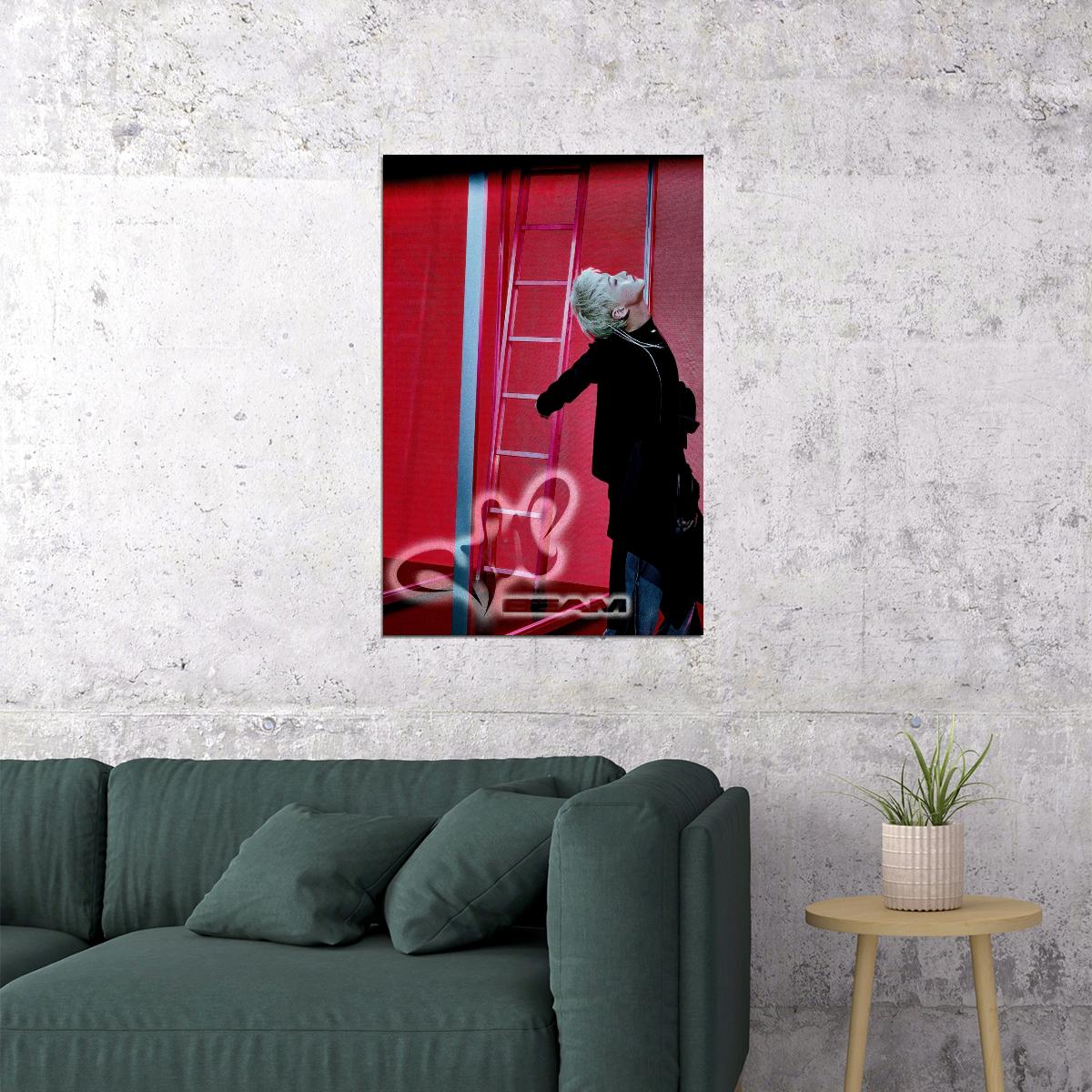 Hoshi X Woozi Poster Hoshi BEAM Album Concept Photo Print K-Pop Home Decor For Living Room Aesthetic Kpop Male Boys Group Boy Band - xonomax