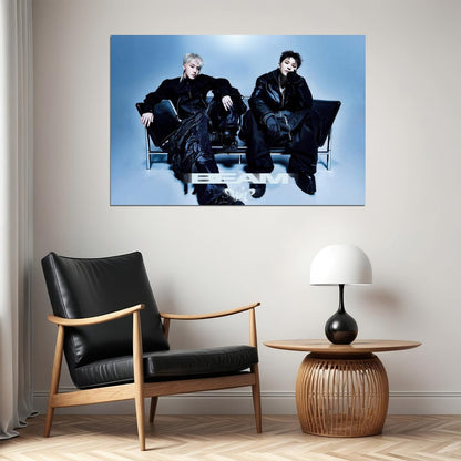 Hoshi X Woozi Poster BEAM Album Concept Photo Print K-Pop Home Decor For Living Room Aesthetic Kpop Male Boys Group Boy Band - xonomax