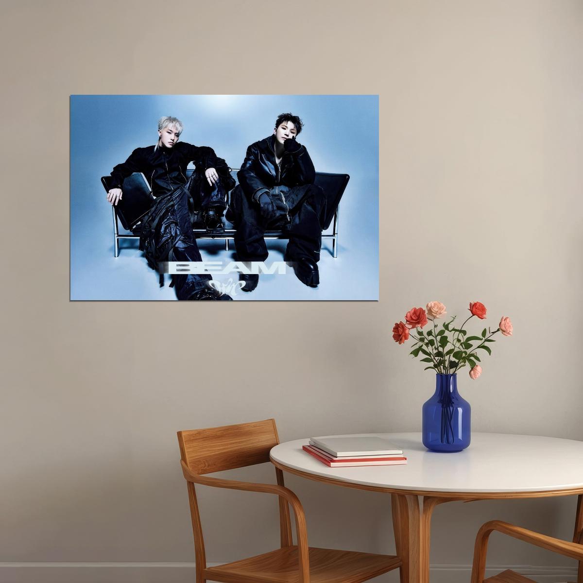 Hoshi X Woozi Poster BEAM Album Concept Photo Print K-Pop Home Decor For Living Room Aesthetic Kpop Male Boys Group Boy Band - xonomax