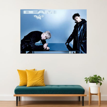 Hoshi X Woozi Poster BEAM Album Concept Photo Print K-Pop Home Decor For Living Room Aesthetic Kpop Male Boys Group Boy Band - xonomax