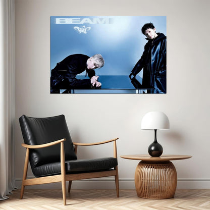 Hoshi X Woozi Poster BEAM Album Concept Photo Print K-Pop Home Decor For Living Room Aesthetic Kpop Male Boys Group Boy Band - xonomax