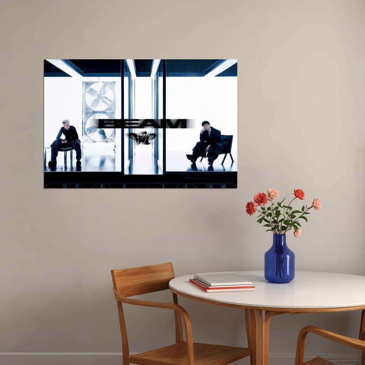 Hoshi X Woozi Poster BEAM Album Concept Photo Print K-Pop Home Decor For Living Room Aesthetic Kpop Male Boys Group Boy Band - xonomax