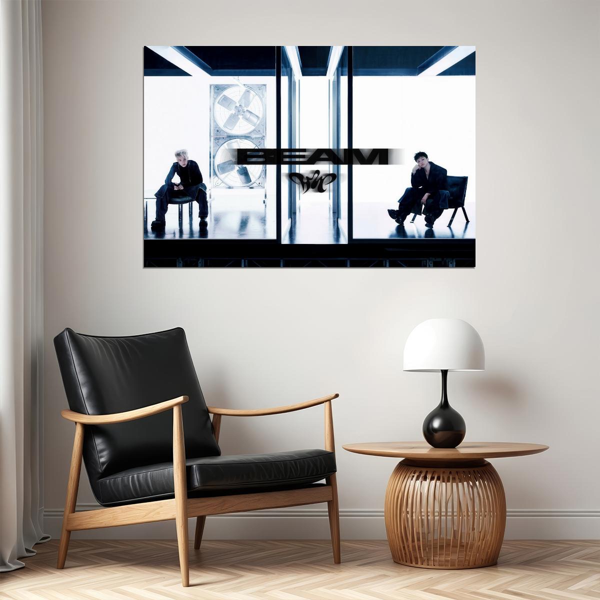 Hoshi X Woozi Poster BEAM Album Concept Photo Print K-Pop Home Decor For Living Room Aesthetic Kpop Male Boys Group Boy Band - xonomax