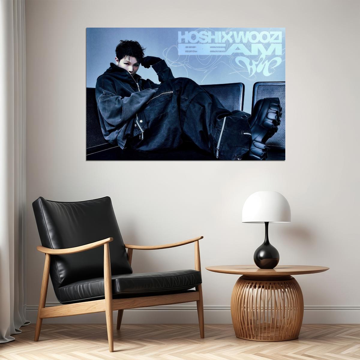 Hoshi X Woozi Poster Woozi BEAM Album Concept Photo Print K-Pop Home Decor For Living Room Aesthetic Kpop Male Boys Group Boy Band - xonomax