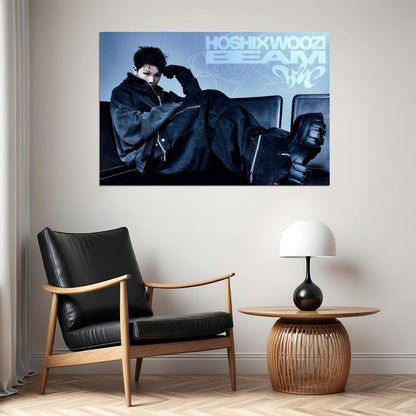 Hoshi X Woozi Poster Woozi BEAM Album Concept Photo Print K-Pop Home Decor For Living Room Aesthetic Kpop Male Boys Group Boy Band - xonomax