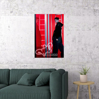 Hoshi X Woozi Poster Woozi BEAM Album Concept Photo Print K-Pop Home Decor For Living Room Aesthetic Kpop Male Boys Group Boy Band - xonomax