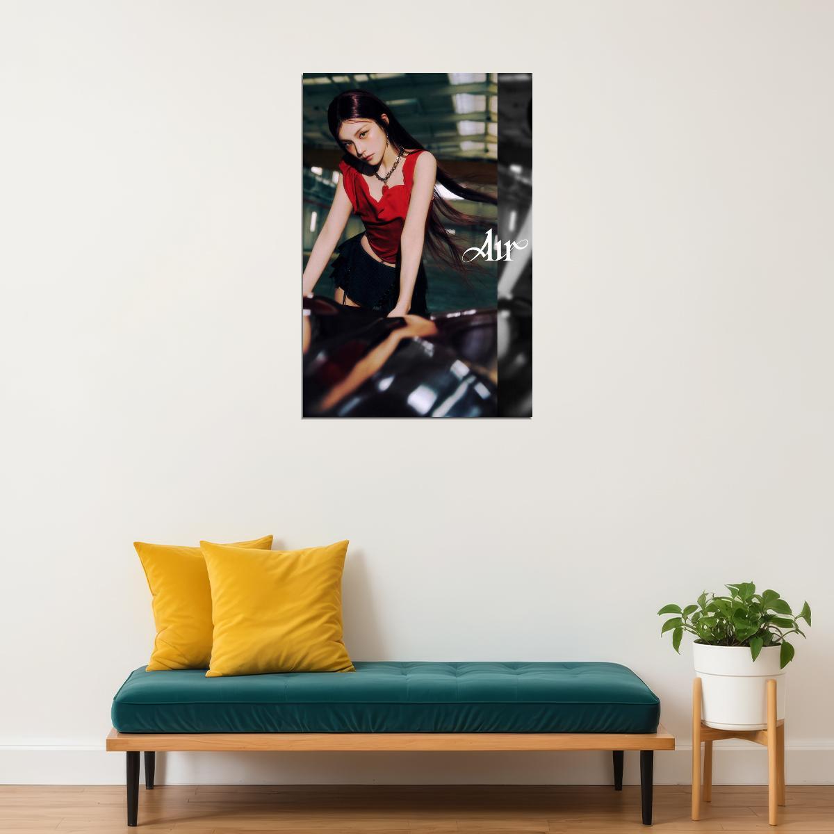 Itzy Yeji Poster Air Album Concept Photo Print K-Pop Home Decor For Living Room Aesthetic Kpop Female Girl Group - xonomax