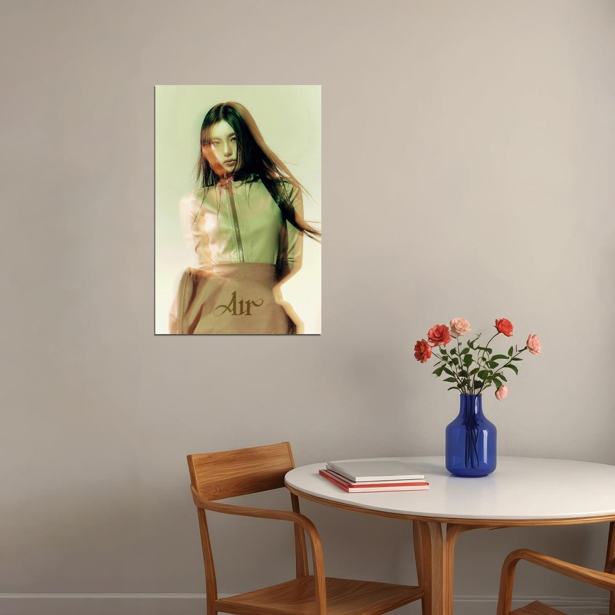 Itzy Yeji Poster Air Album Concept Photo Print K-Pop Home Decor For Living Room Aesthetic Kpop Female Girl Group - xonomax